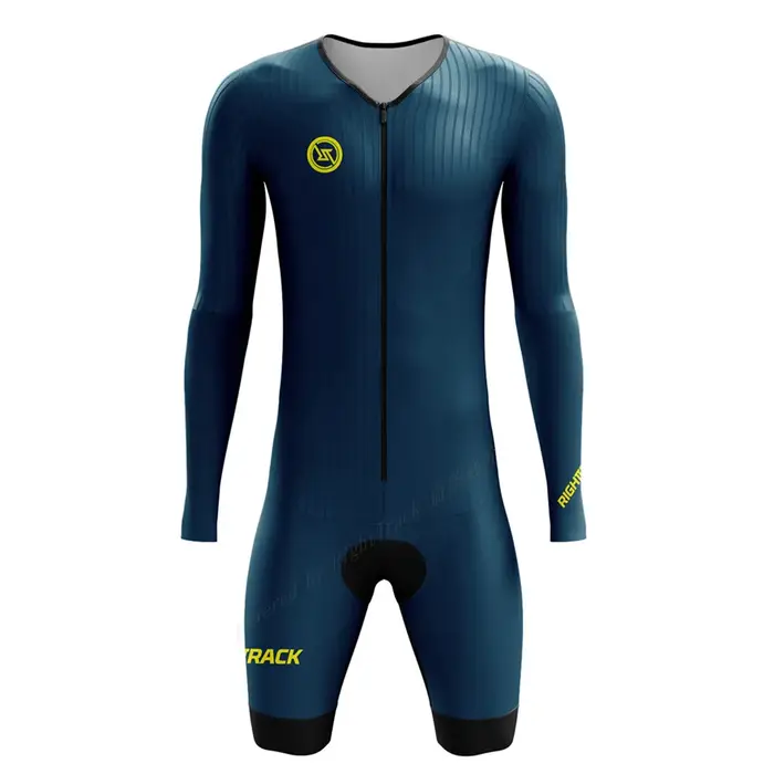 Righttrack Sport hommes cyclisme combinaison Performance à manches longues séchage rapide Protection
