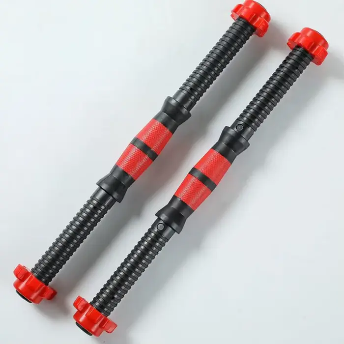40 cm haltère tige en acier massif haltérophilie Spinlock haltères barres avec connecteur gymnastique maison Fitness
