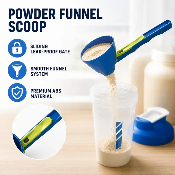 1PCS Cuillère doseuse créative anti-déversement pour protéines en poudre