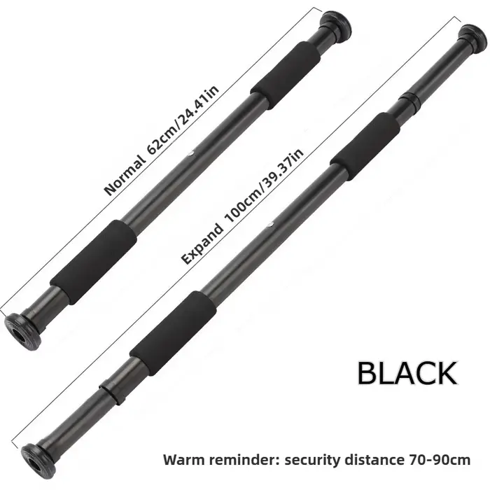Barre de traction pour porte, barre de musculation robuste, barre de traction antidérapante pour ent