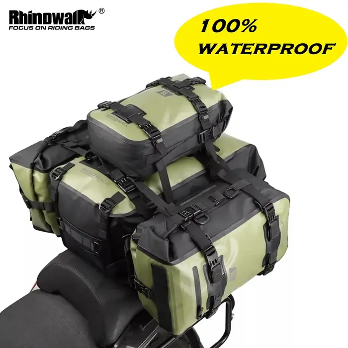 Bal inowalk-Sac de Voyage Latéral Étanche pour Moto, Sacoche de Selle de Moteur, 30l