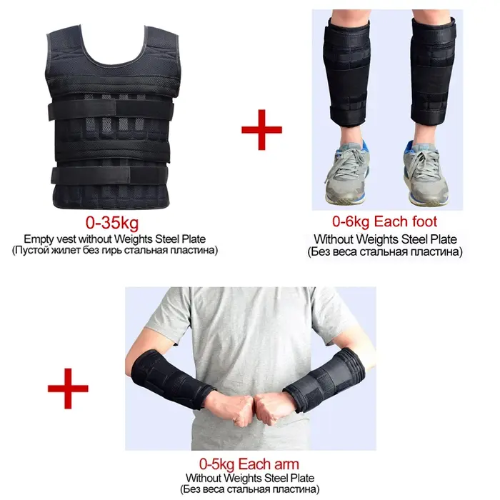 Veste d'entraînement de boxe à chargement réglable