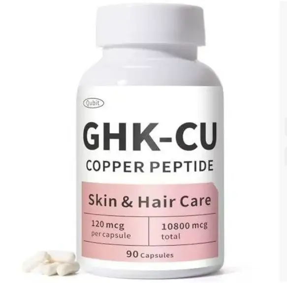 Complément de peptides de cuivre GHK-CU pour cheveux et peau en capsules (Maison & Jardin) Colorants