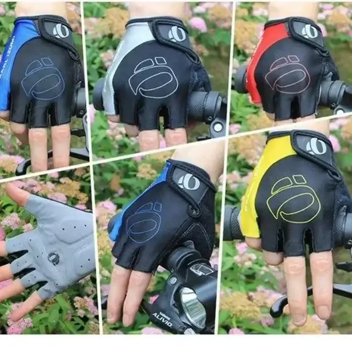 Gants de cyclisme demi-doigt Gel anti-dérapant Anti-transpiration