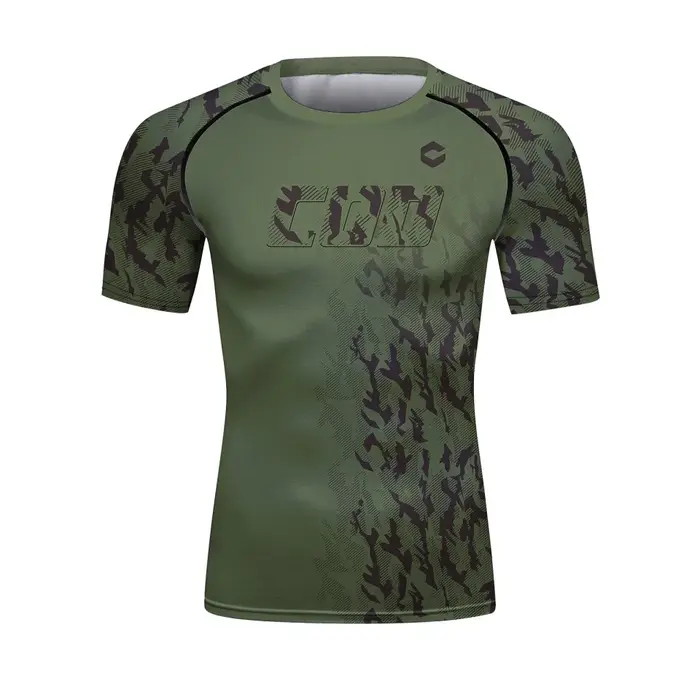 Vêtements de boxe ensemble ajusté MMA Rashguards Kits hommes Bjj combat couche de Base Leggings T-sh