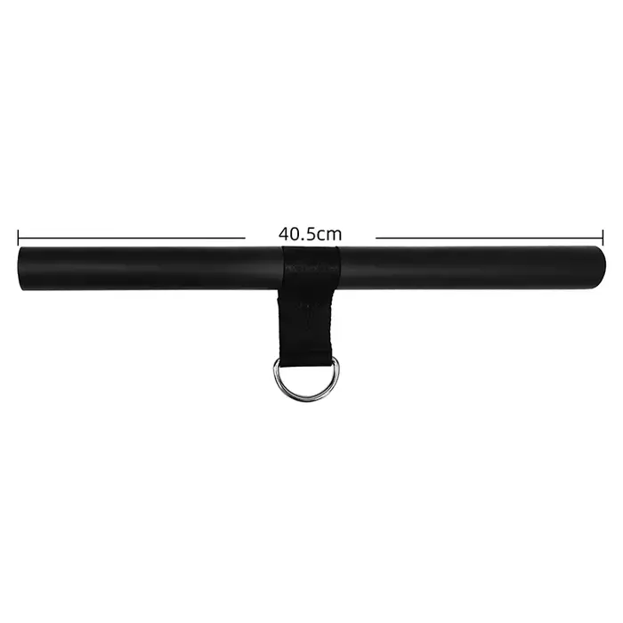 Accessoire de gym à domicile : Barre de traction de 40 cm, équipement essentiel pour la musculation à domicile, accessoires durables pour la traction dorsale (LAT) et les triceps.