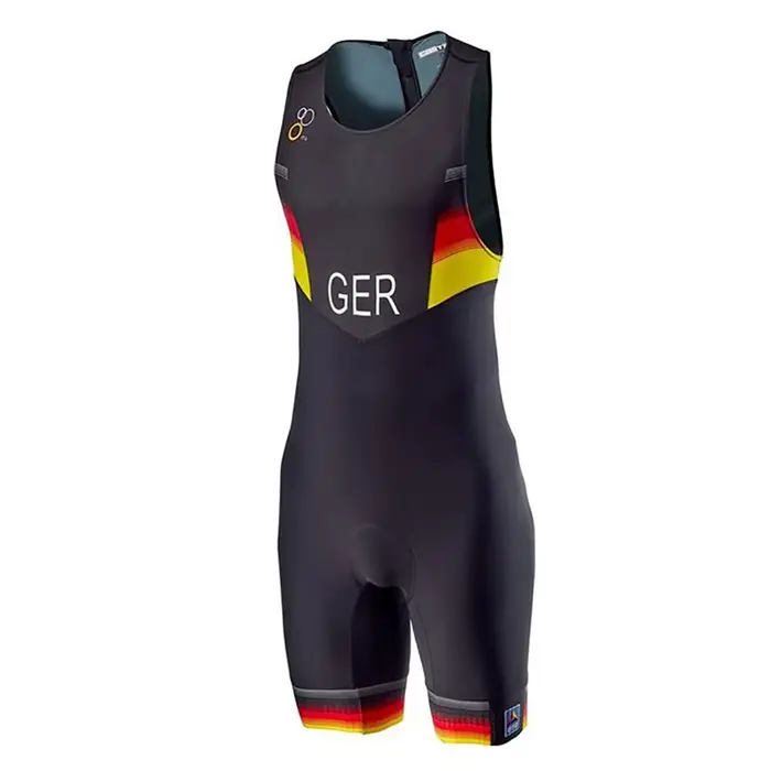 Cyclisme Triathlon Trisuit été hommes vélo vêtements Roupa De Cicliamo Pro équipe
