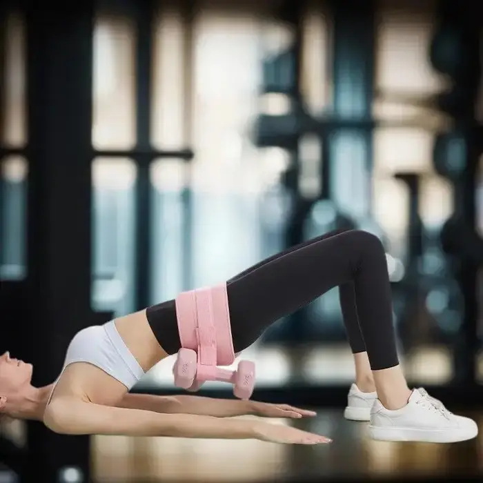 1PC Ceinture d'exercice pour haltères, pour Hip Thrust et entraînement efficace des fessiers avec barre, pour le fitness de la taille et l'entraînement musculaire