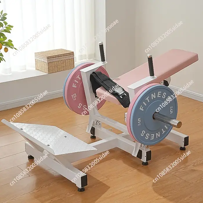 Machine d'entraînement de fessiers pour femmes, poussée des hanches, pont des hanches, équipement de mise en forme des fesses, équipement de fitness pour hanches pêche