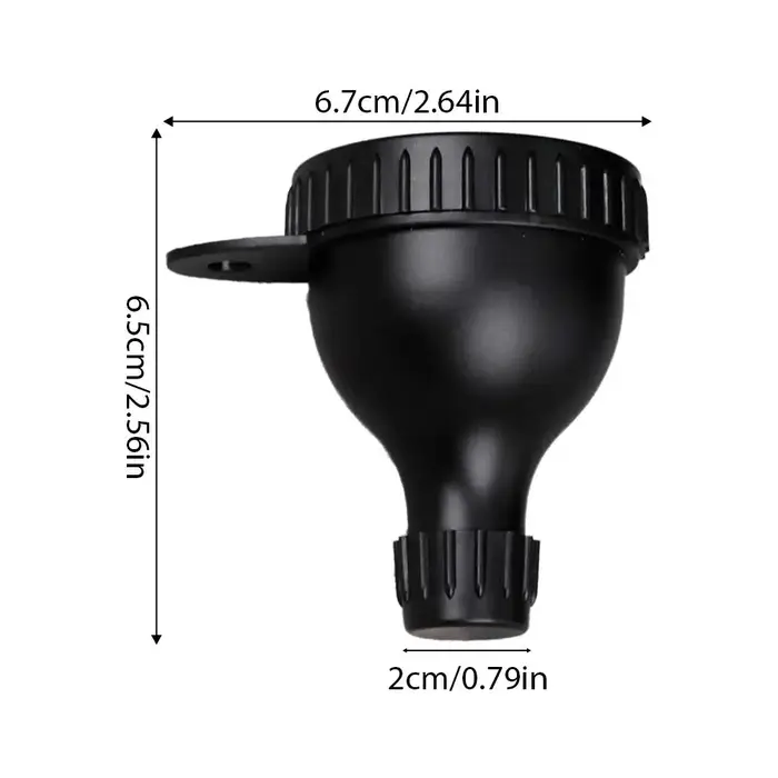 Mini flacon entonnoir pour protéines en poudre 15g/50ml