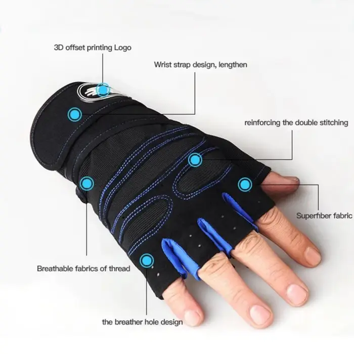 Gants de gymnastique pour hommes et femmes