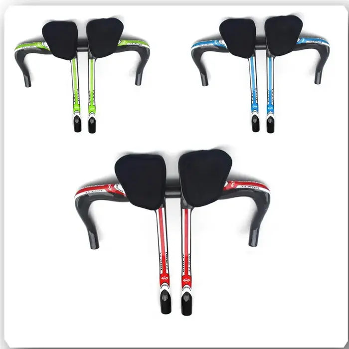 Aero Base Bar Guidon de vélo de route en fibre de carbone TT Triathlon