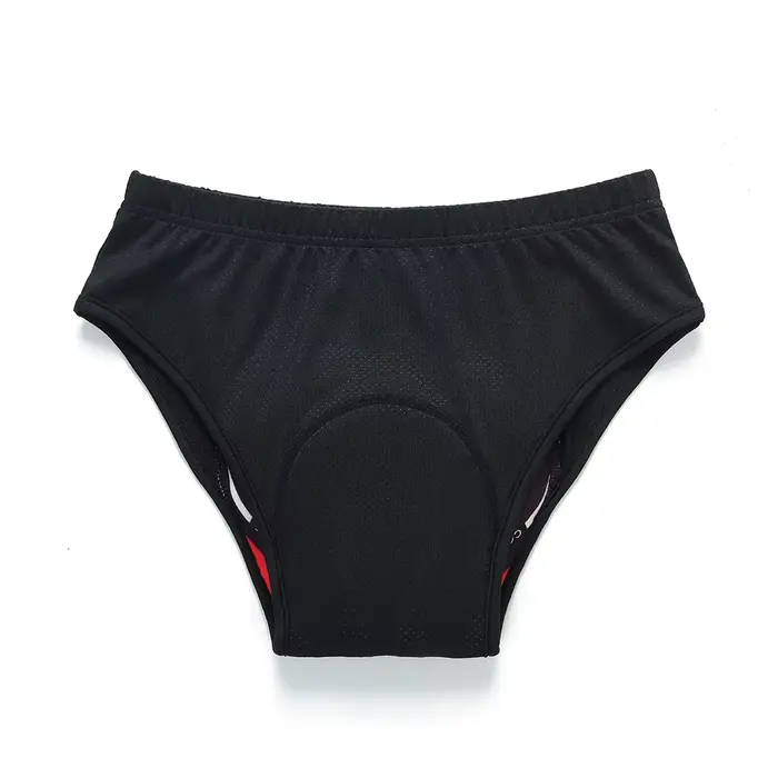 Slip respirant et rembourré pour homme, sous-vêtement de vélo