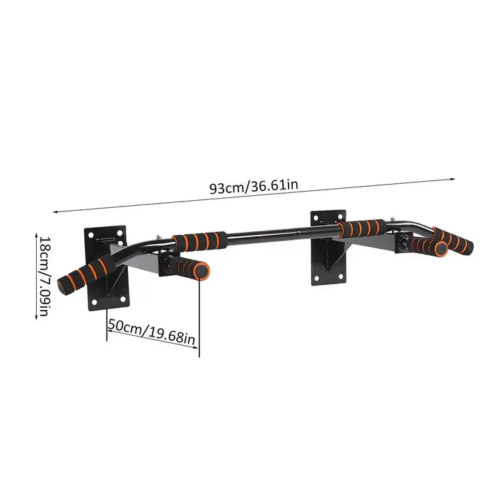 Barre de traction murale pour exercices de musculation