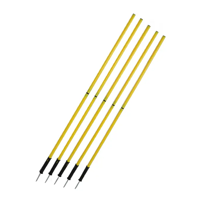 Bâtons d'agilité avec boucles de base, entraînement de football, sports, 1.5m