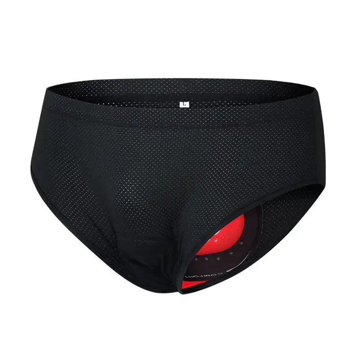 Slip respirant et rembourré pour homme, sous-vêtement de vélo