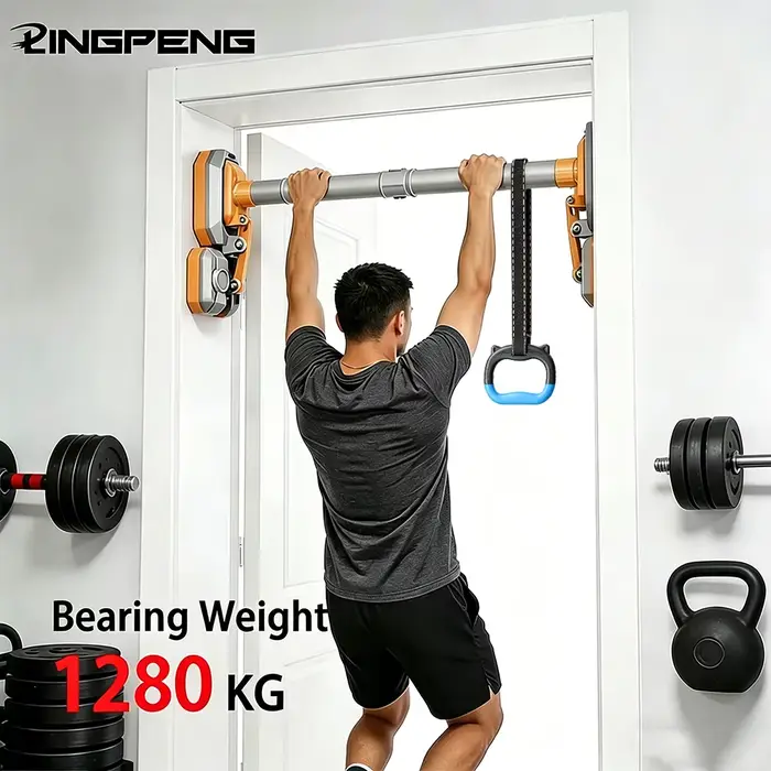 Barres de traction pour entraînement musculaire avec jauge de niveau