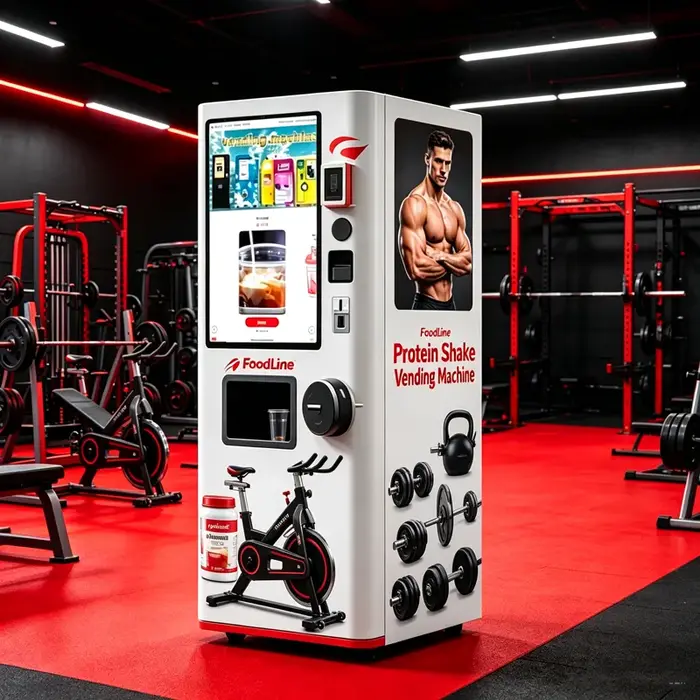 Machine automatique de préparation de shakes protéinés pour salle de sport, distributeur automatique