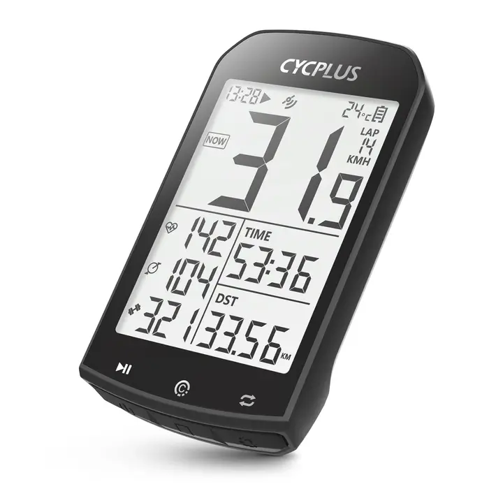 CYCPLUS-Ordinateur de vélo GPS Dallas, compteur de vitesse de vélo, Bluetooth 5.0 ANT +, compteur de