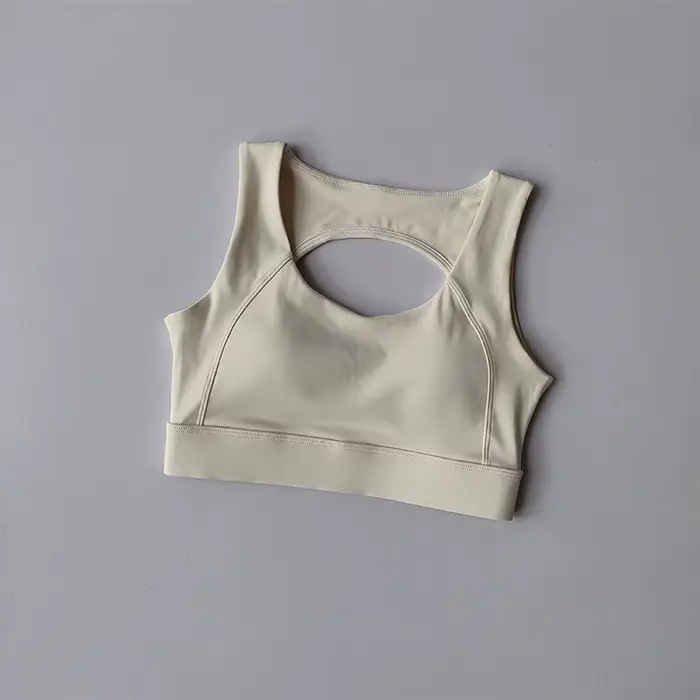 Beau dos sous-vêtements de sport résistant aux chocs course Anti-affaissement Yoga soutien-gorge haute intensité haut d'entraînement Fitness vêtements gilet
