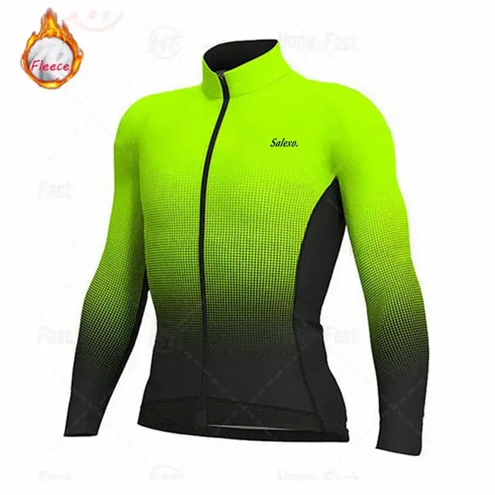 Ensemble de maillot de cyclisme d'hiver pour hommes 2026, vêtements de cyclisme en polaire thermique