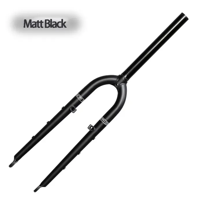 26/27.5ER DARKROCK CM-5 cr-mo Steels fourche avant 28.6mm disque et V frein vtt fourche rigide pièce