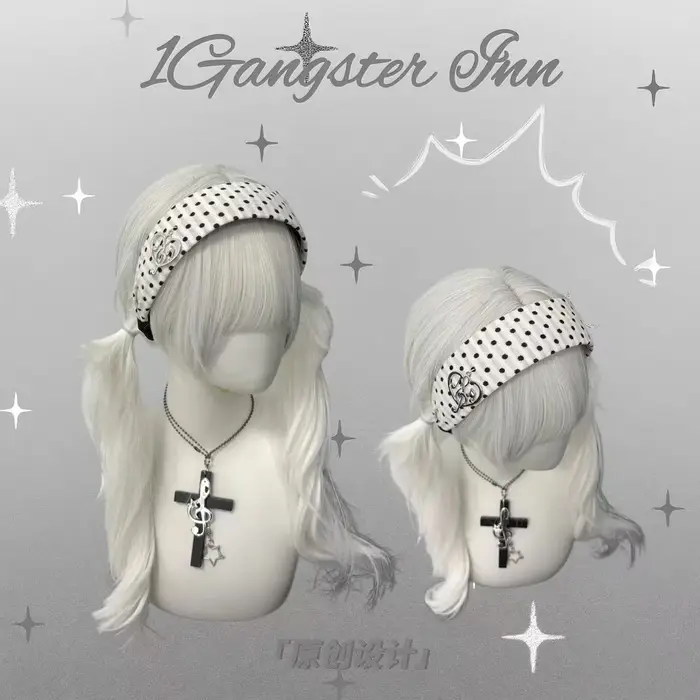 Accessoires de cosplay Lolita, accessoires y2k, pinces à cheveux en forme de note de musique 	 Acces