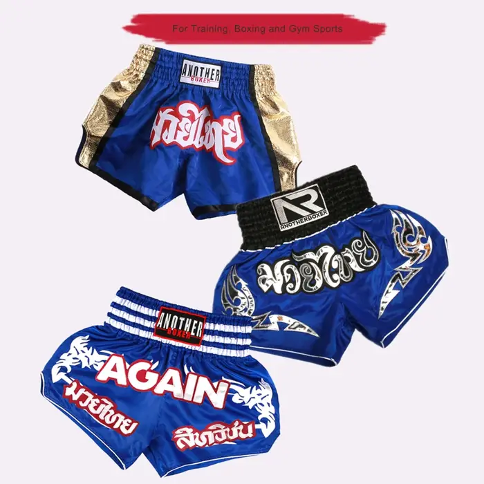 Short de combat de boxe pour hommes et femmes
