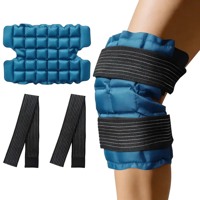 Enveloppe de glace pour le genou pour blessures