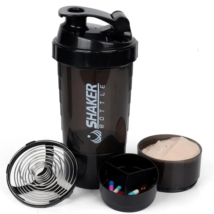 Bouteilles Shaker de protéines portables de 16OZ