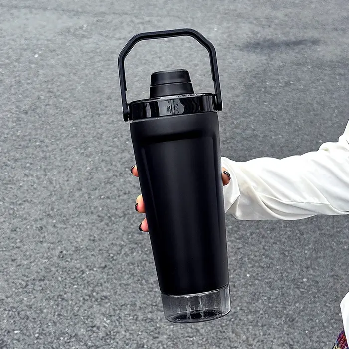 Tasse isolée de sport en acier inoxydable