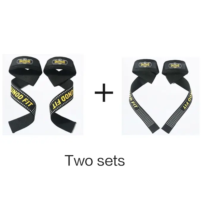 1PC/2PC GOUNOD sport Booster ceinture poignée ceinture Fitness barres de traction traction traction Silicone antidérapant résistant à l'usure Deadlift ceinture
