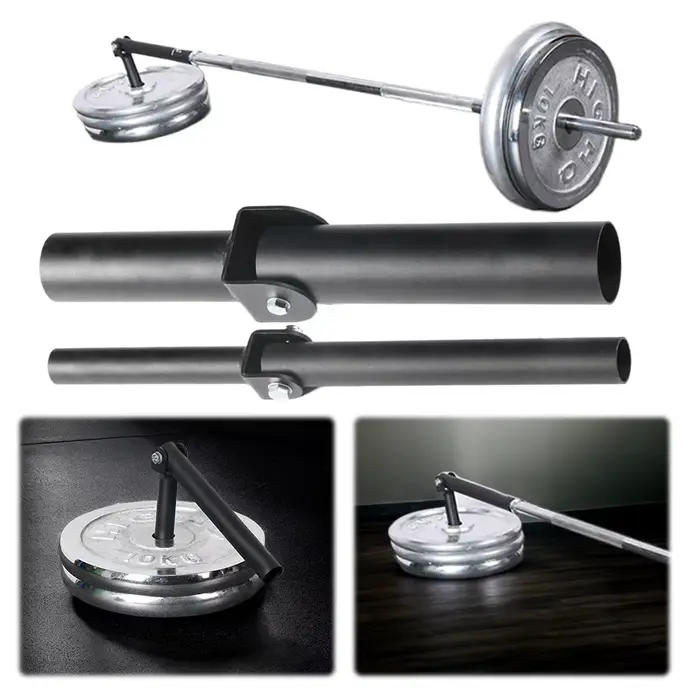 Accessoire de musculation pour barre de musculation en forme de T