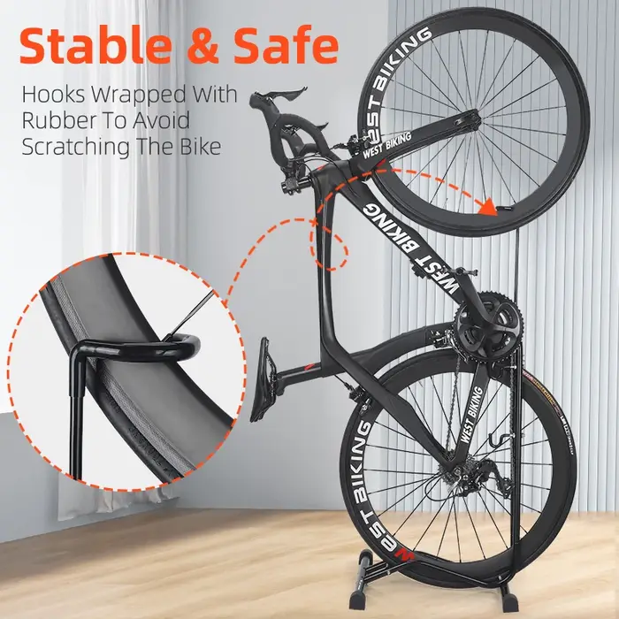WEST BIKING – support de stationnement de vélo 3 en 1