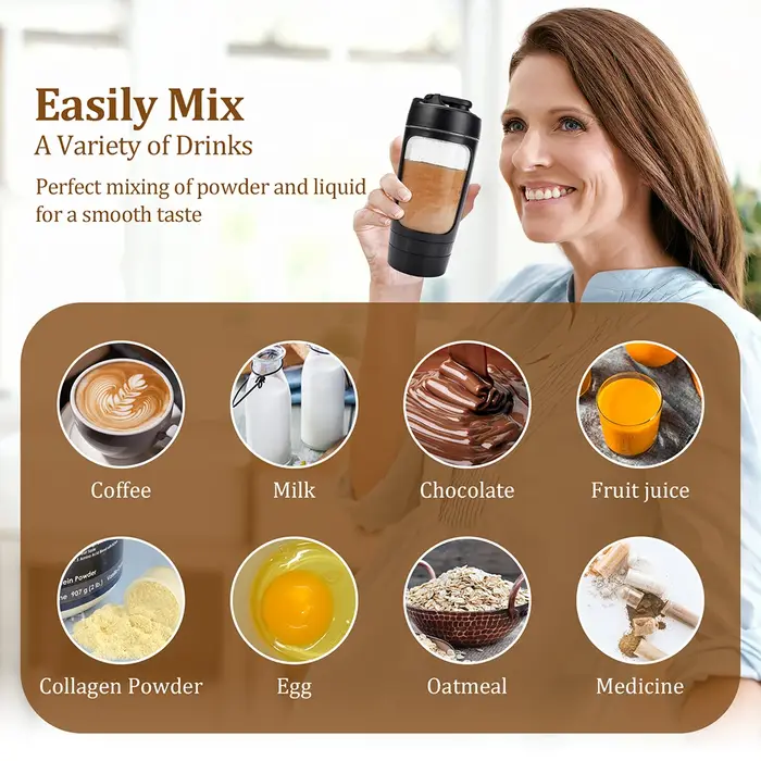 Bouteille Shaker électrique Portable de 650ml