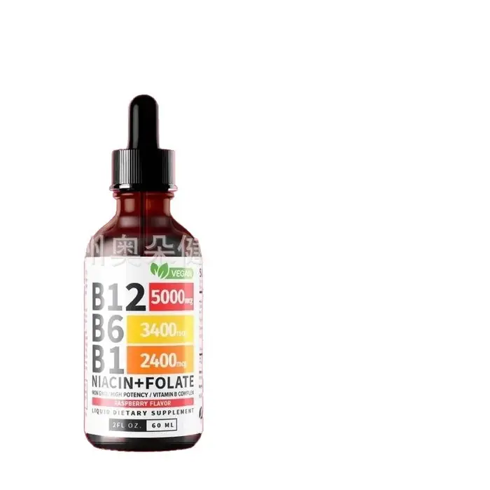 Gouttes liquides de vitamine B12 complexe