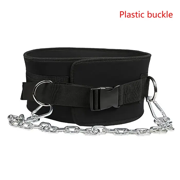 Ceinture de trempage robuste avec chaîne en métal pour les entraînements de gymnastique complets