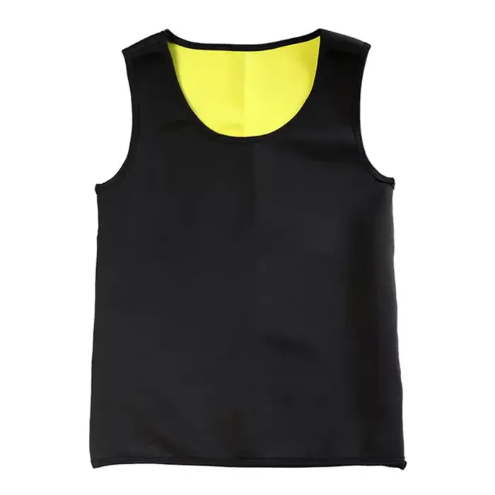 Hommes T-shirts d'entraînement effet Sauna gilet de sport hauts d'exercice vêtements de Fitness minceur perte de poids