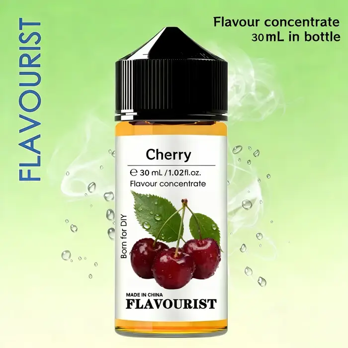 Arôme de cerise FLAVOURIST, arôme soluble dans l'eau, concentré aromatisant aux fruits pour produits