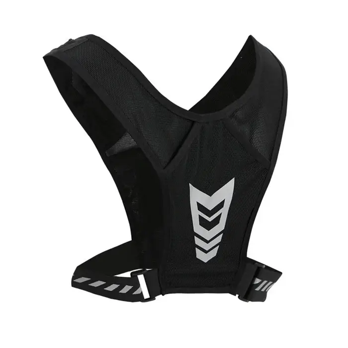 Gilet de support pour téléphone de course, pochette de poitrine légère, sac de gilet en maille respi
