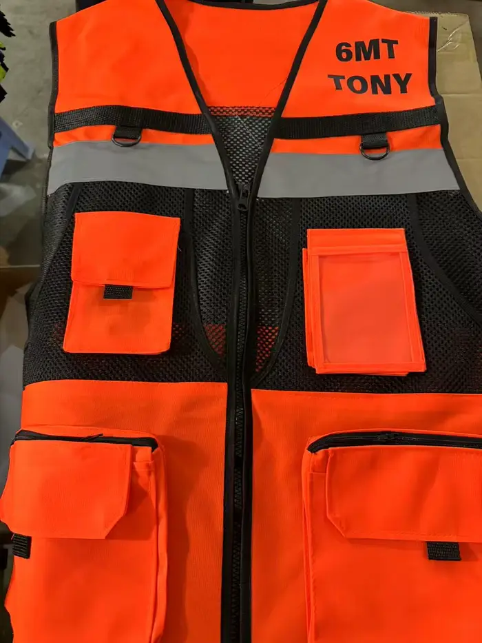 Gilet de sécurité haute visibilité avec Logo personnalisé