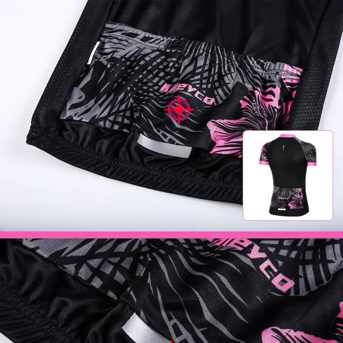 Maillot de cyclisme à manches courtes pour femme