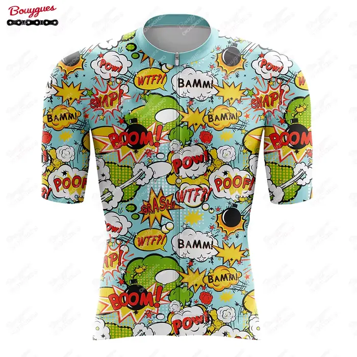 Maillot de cyclisme hommes haut de vélo vtt chemise de vélo montagne route vêtements d'équitation à