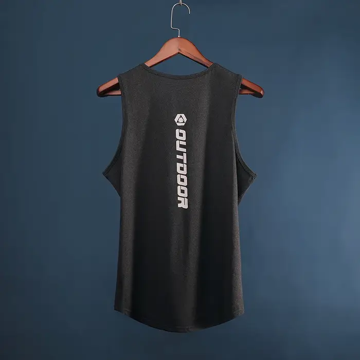 Débardeur de sport pour homme, T-shirt de fitness et course, mode estivale, coupe ample, tenue de ba