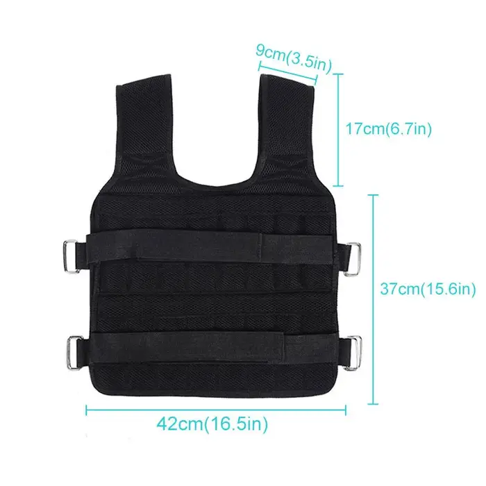 Gilet de poids de chargement 15KG 30KG