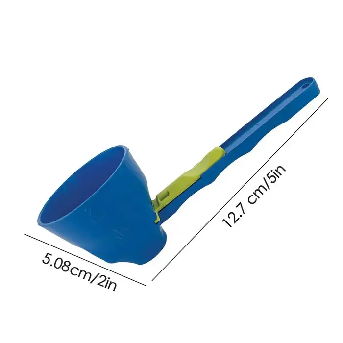 Cuillère à mesurer pour protéines et lait en poudre, cuillère coulissante créative, entonnoir pour c
