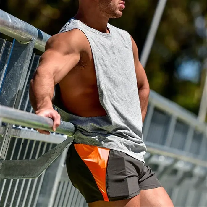 Débardeurs de sport pour hommes en coton