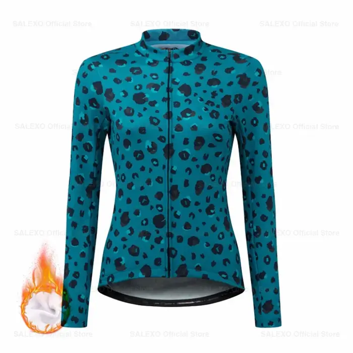 Maillot de cyclisme d'hiver pour femme