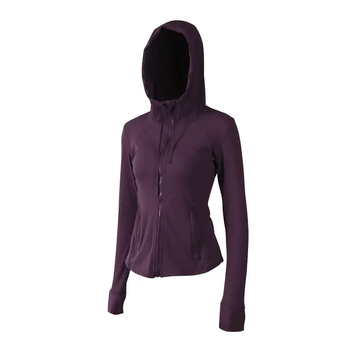 LULU FLORA Vêtements de yoga veste de sport respirante pour femme veste à séchage rapide mince doubl