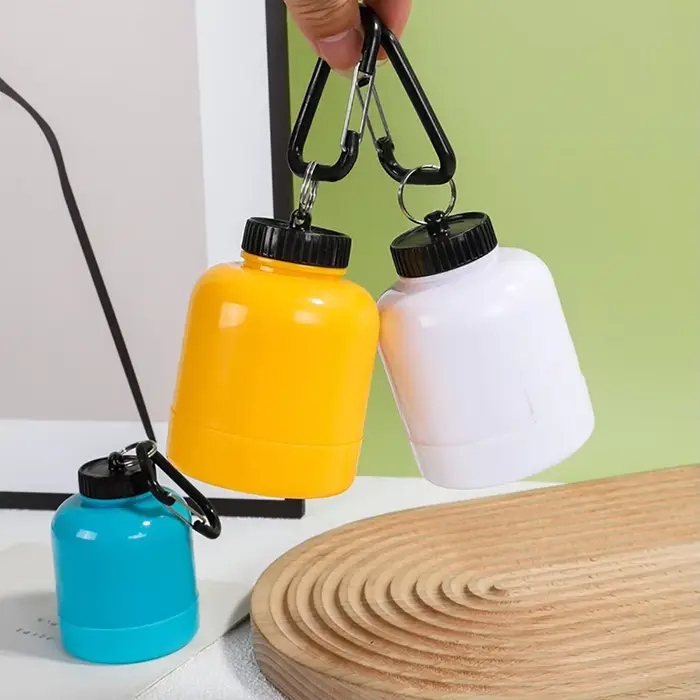 Bouteille de poudre de protéines Portable avec porte-clés de lactosérum
